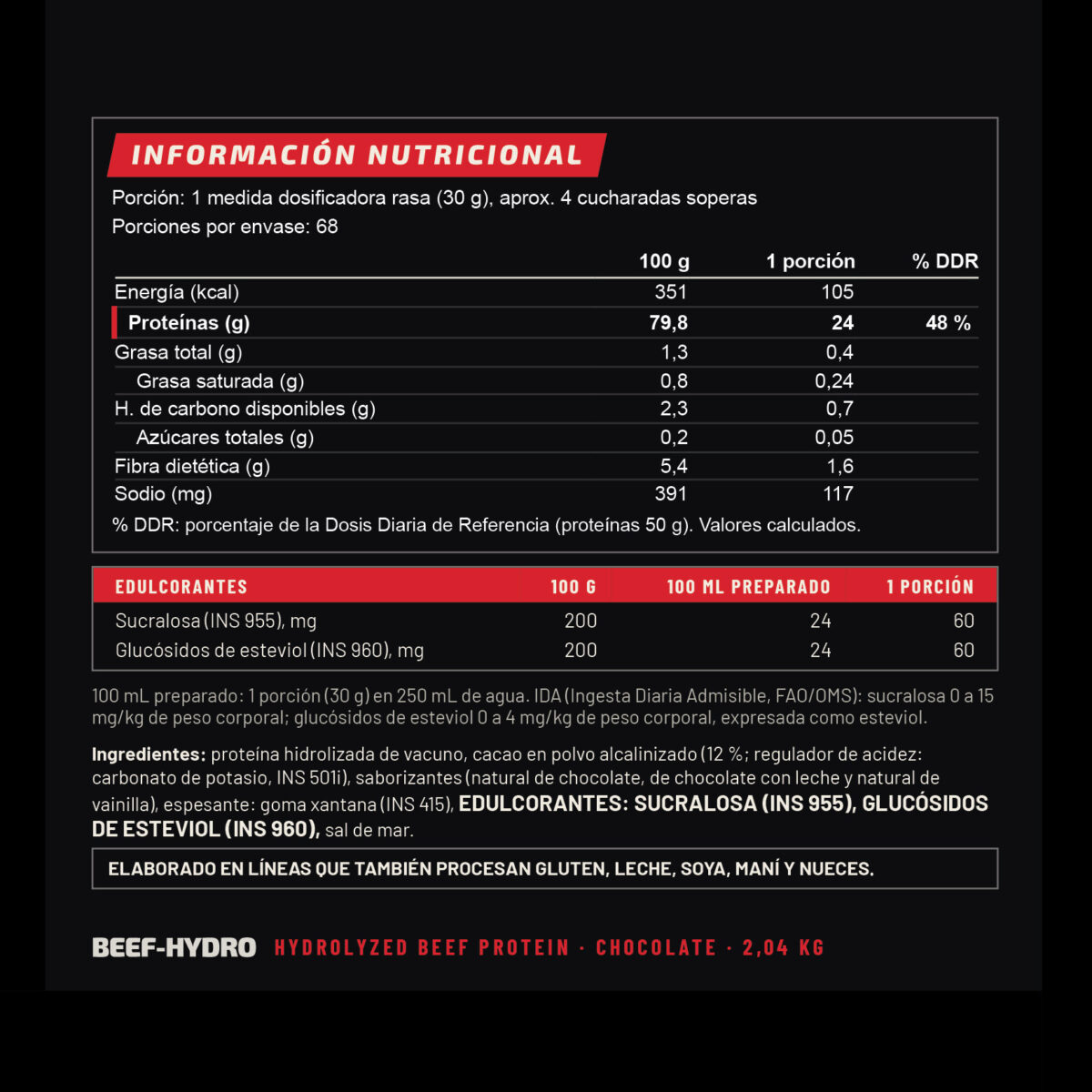 BEEF-HYDRO – HYDROLYZED BEEF PROTEIN | INNOVATIVE FIT - Imagen 4