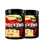 2 Creatinas Fit Supps | 60 Servicios (c/u) | 300g | Sin Sabor