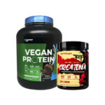 Vegan Protein 80 porciones | Innovative Fit | 5 Libras  + Creatina Fit Supps | 60 Servicios | 300g | Sin Sabor
